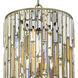 Gemma LED 16 inch Silver Leaf Foyer Light Ceiling Light, Large