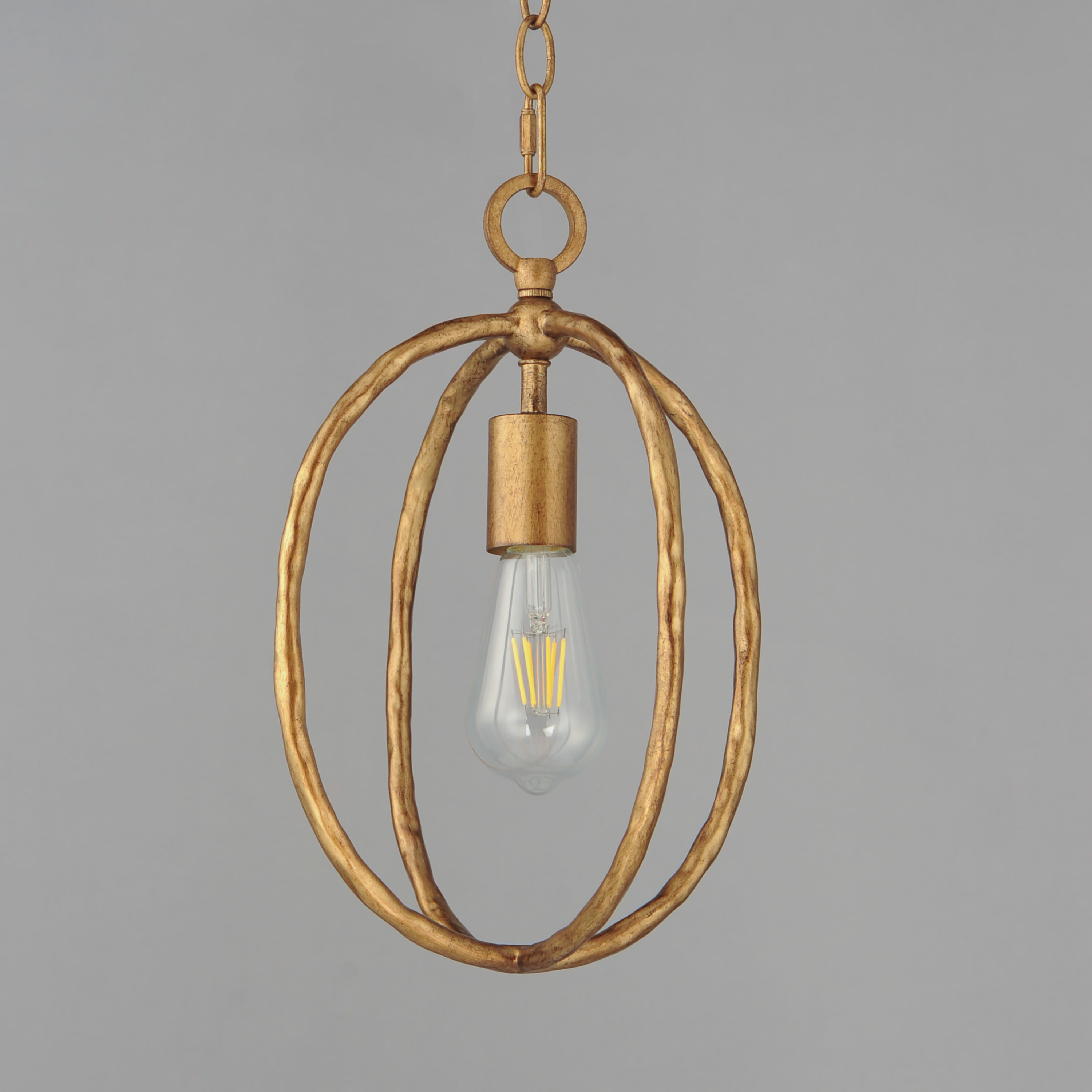 Martel 1 Light 10 inch Etruscan Gold Mini Pendant Ceiling Light