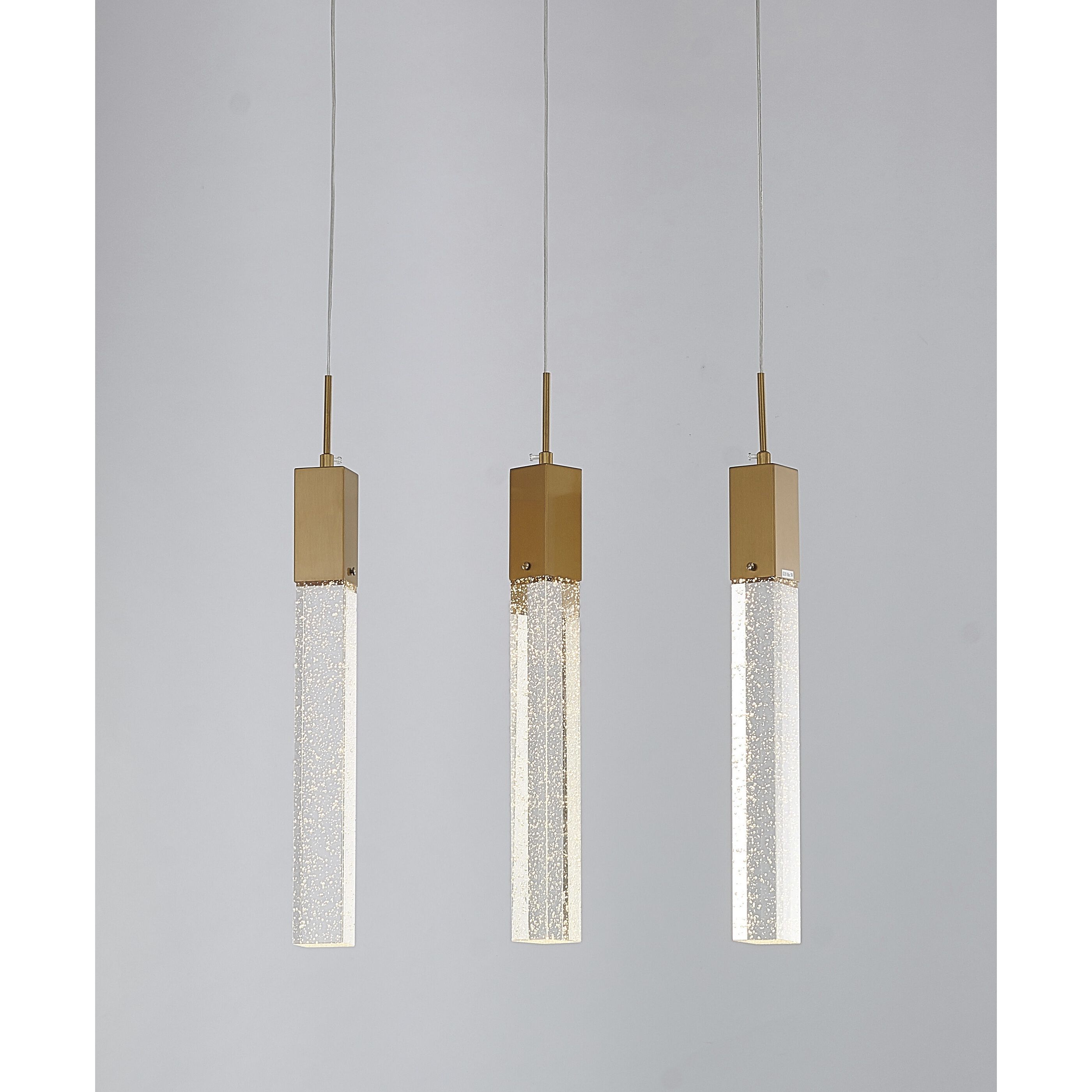 Canada 3 Light 22 inch Gold Island Lighting Ceiling Light