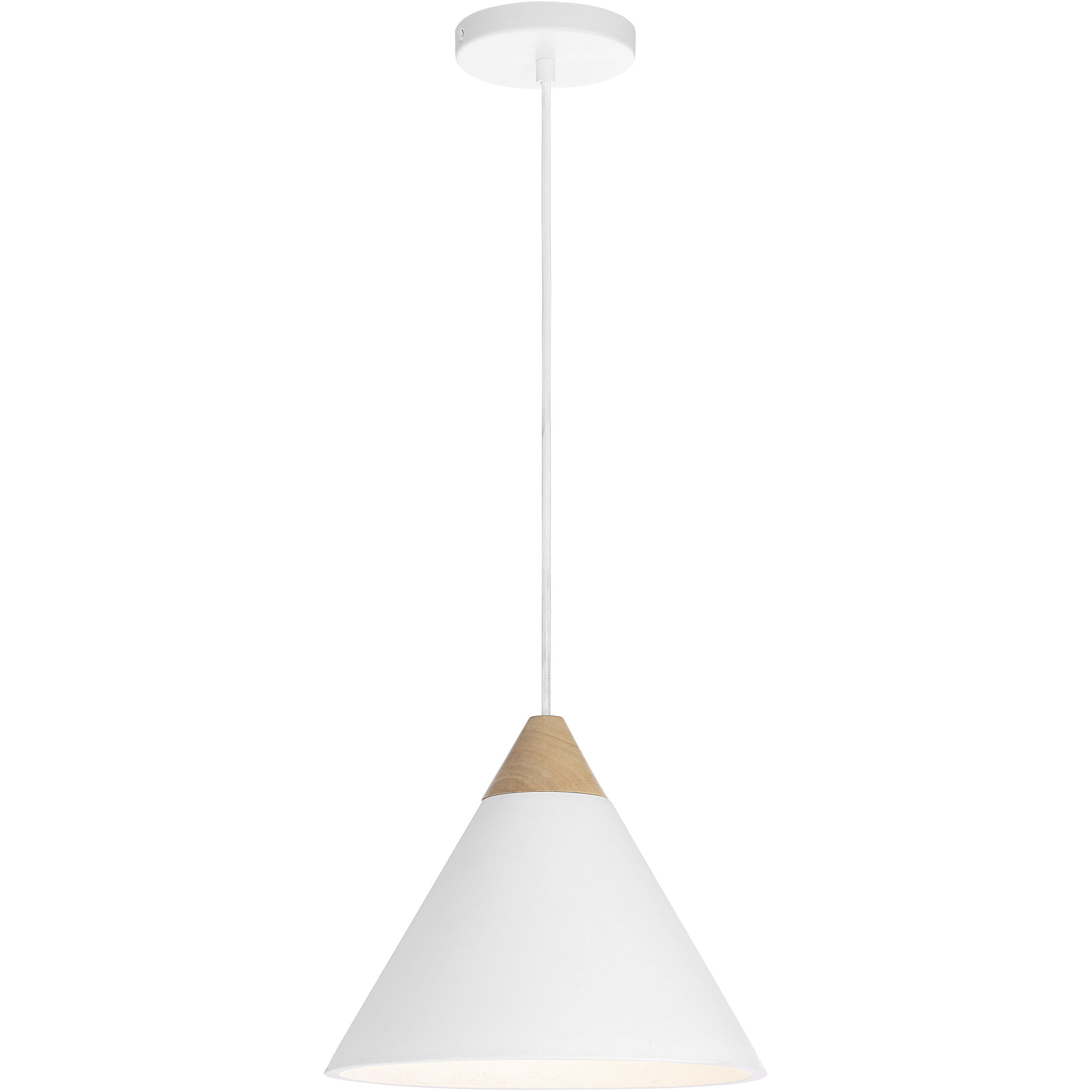 Daya LED 12 inch White Pendant Ceiling Light