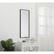 Monet 36 X 14 inch Black Wall Mirror