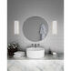 Gemini LED 26 inch White Vanity Light Wall Light, Indoor