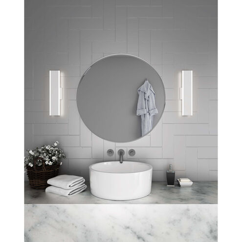 Gemini LED 38 inch White Vanity Light Wall Light, Indoor