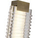 Alai LED 25 inch Vintage Brass Bath Vanity Light Wall Light