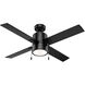 Beck 52 inch Matte Black with Matte Black/Greyed Walnut Blades Ceiling Fan