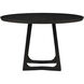 Silas 48 X 48 inch Black Ash Dining Table, Round