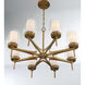 Manchester 8 Light 30 inch Satin Nickel Chandelier Ceiling Light