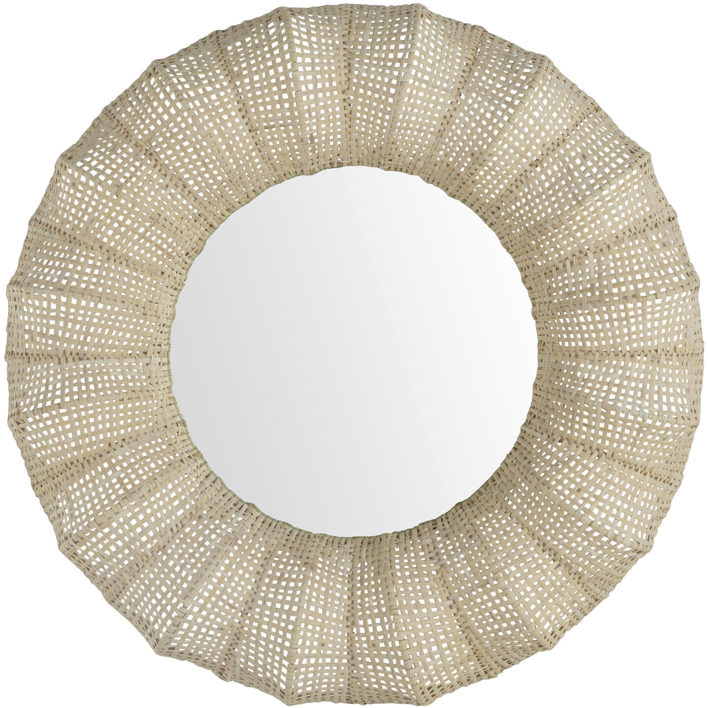 Delilah 36.5 X 36.5 inch Winter White Mirror