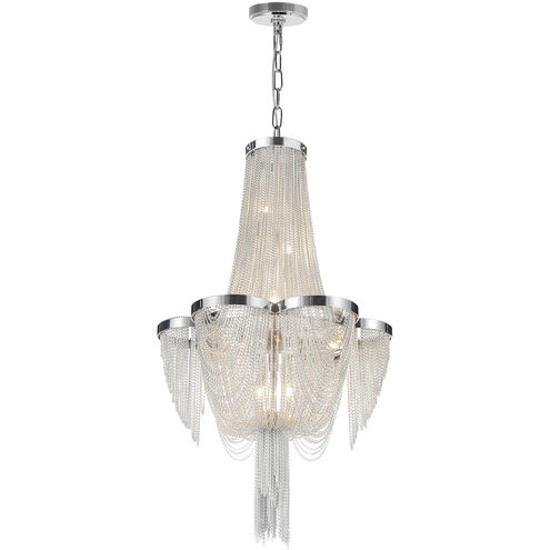 Taylor 7 Light 14 inch Chrome Down Chandelier Ceiling Light