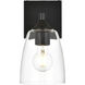 Gianni 1 Light 5 inch Black Bath Sconce Wall Light