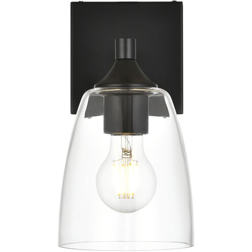Gianni 1 Light 5 inch Black Bath Sconce Wall Light