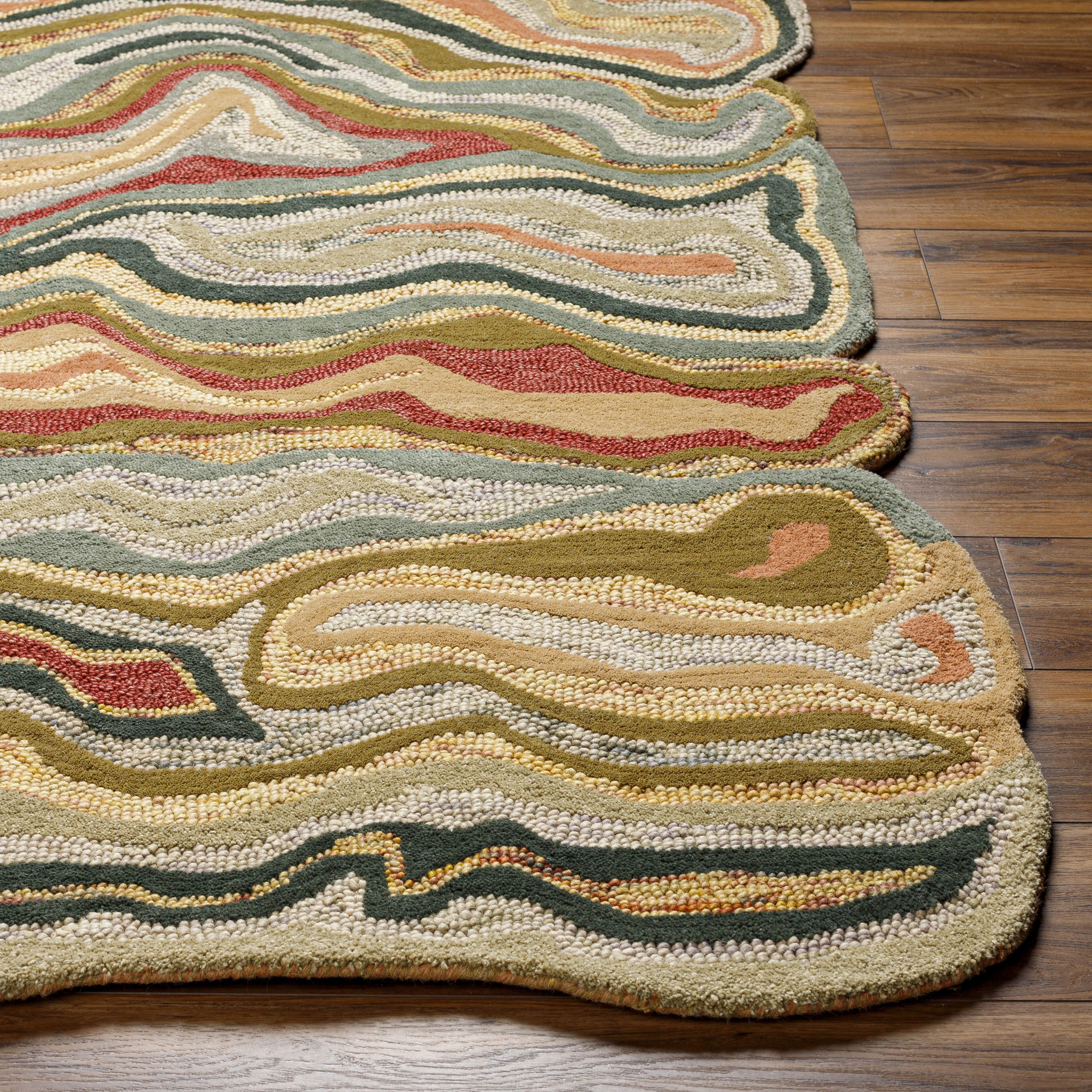 Gypsy 132 X 96 inch Burgundy Rug in 8 x 11, Rectangle