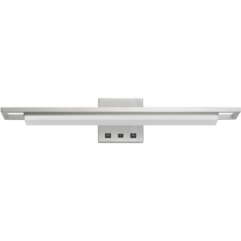 Newry LED 24 inch Brushed Steel Wall Sconce Wall Light