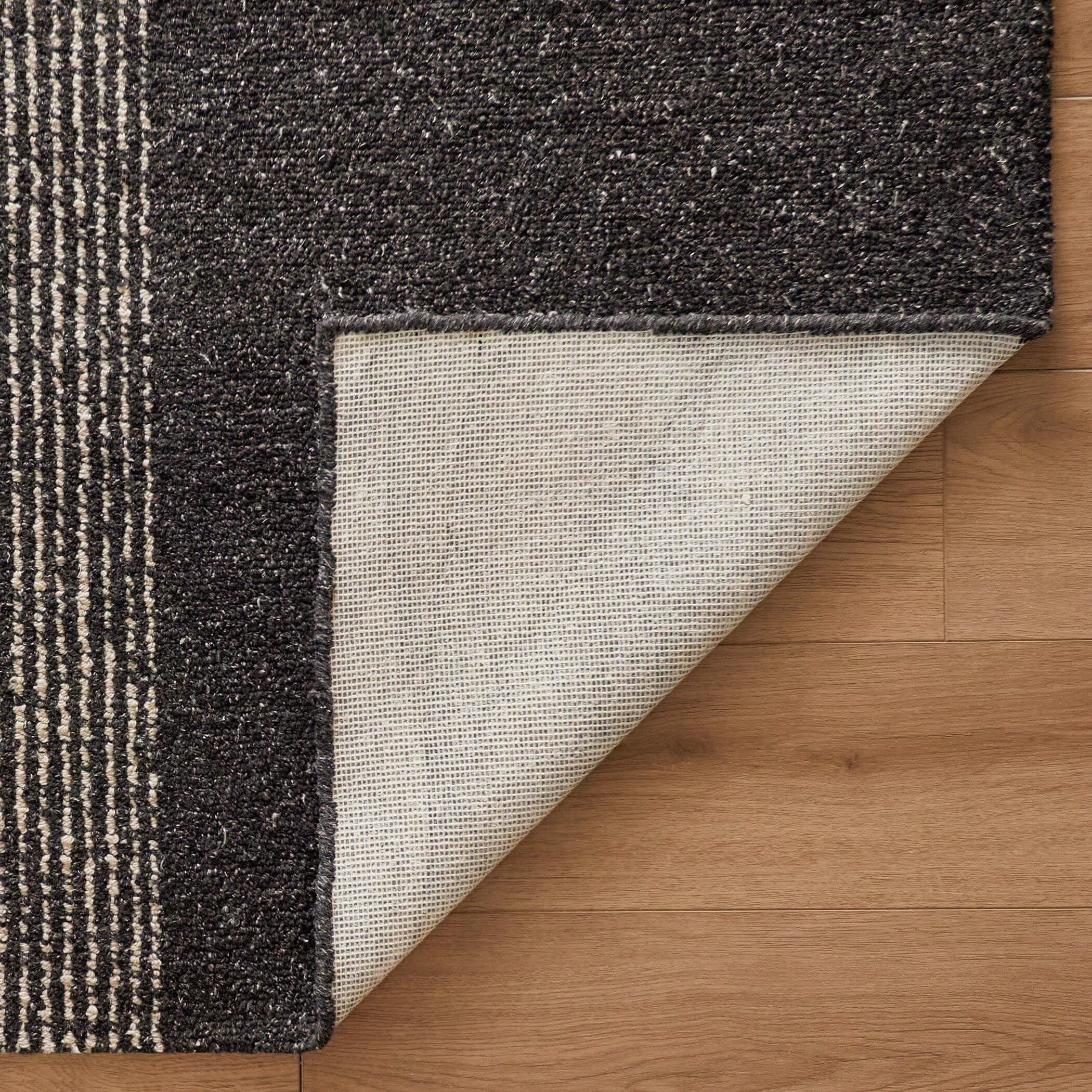Kali 130 X 94 inch Black/White Rug in 8 x 11