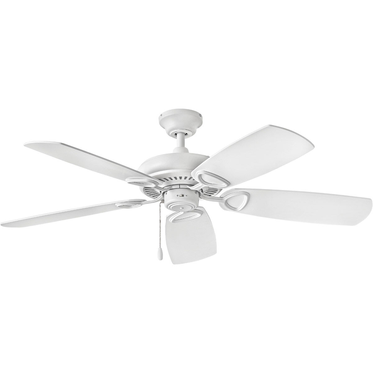 Marquis 52 inch Chalk White with Chalk White / Weathered Wood Blades Ceiling Fan, Regency Series