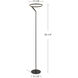 Roda 66.25 inch 25.00 watt White Floor Lamp Portable Light