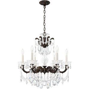 La Scala 6 Light 23 inch Heirloom Bronze Chandelier Ceiling Light in Heirloom Bronze Cast