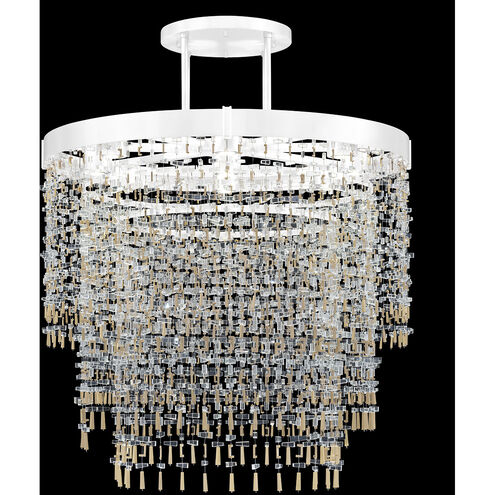 Capri 9 Light 45 inch White Pendant Ceiling Light