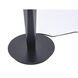 Canada 71 inch 15 watt Black Floor Lamp Portable Light