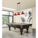 Bronte 3 Light 52.75 inch Matte Black and Rubbed Brass Billiard Light Ceiling Light in Burgundy