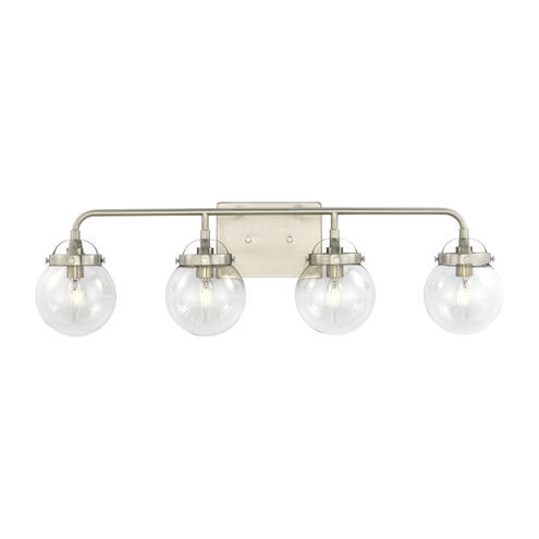 Bryce 4 Light 30 inch Brushed Nickel Bath Vanity Wall Sconce Wall Light