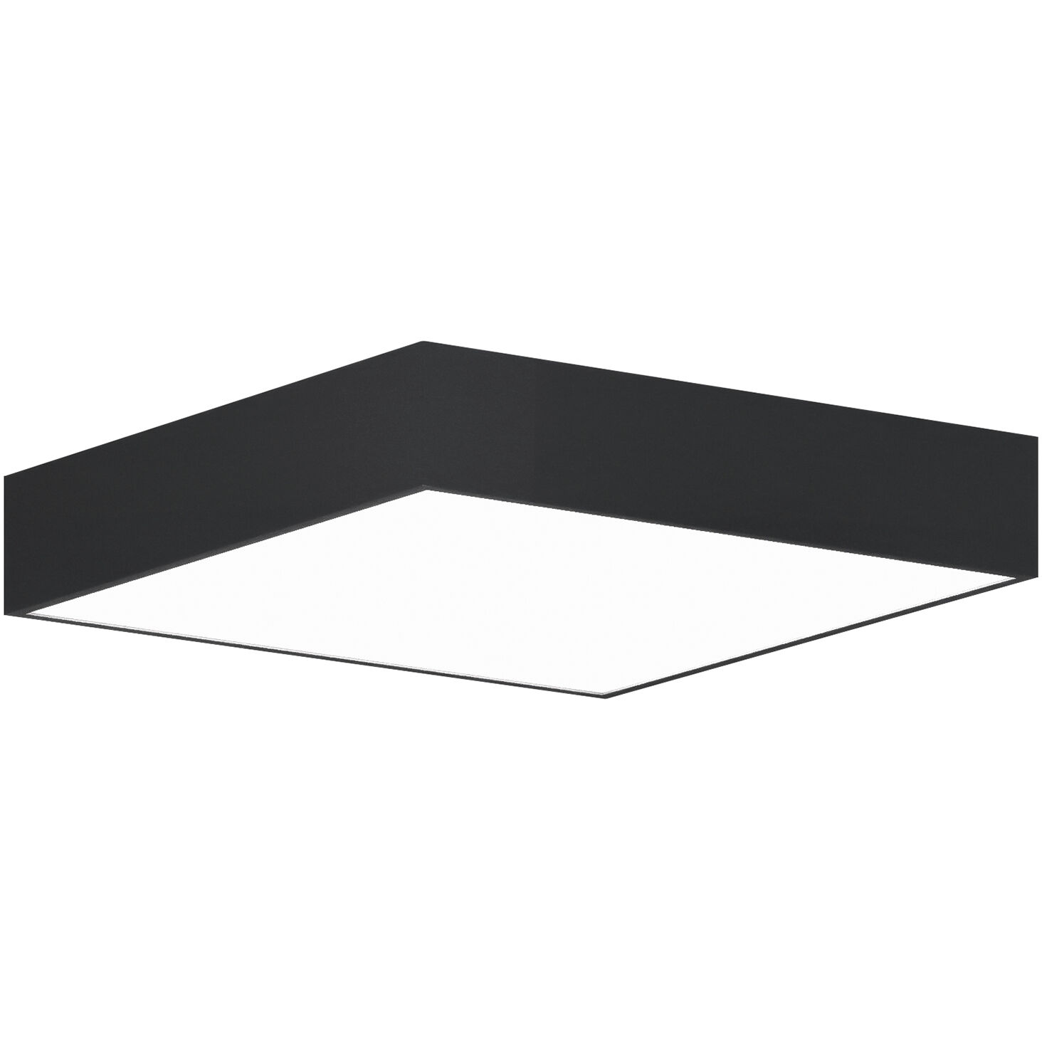 Jazz LED 15.6 inch Black Flush Mount Ceiling Light