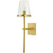 Kent 1 Light 5 inch Satin Brass Wall Sconce Wall Light
