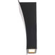 Slide Wall Sconce Wall Light in 2700K, Black