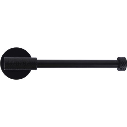 Varen 7 inch Matte Black Toilet Paper Holder