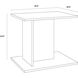 Madsen 26 X 23 inch Natural Side Table