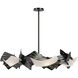 Crest 6 Light 37.8 inch Ink Circular Pendant Ceiling Light