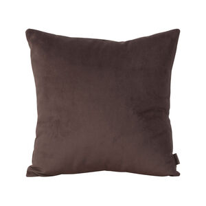 Square 20 inch Bella Chocolate Pillow, with Down Insert