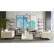 Blue Lagoon Charcoal Luxe Art, Set Of 3