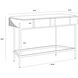 Mauro 46 X 20 inch Grey / Antique Brass Console Table