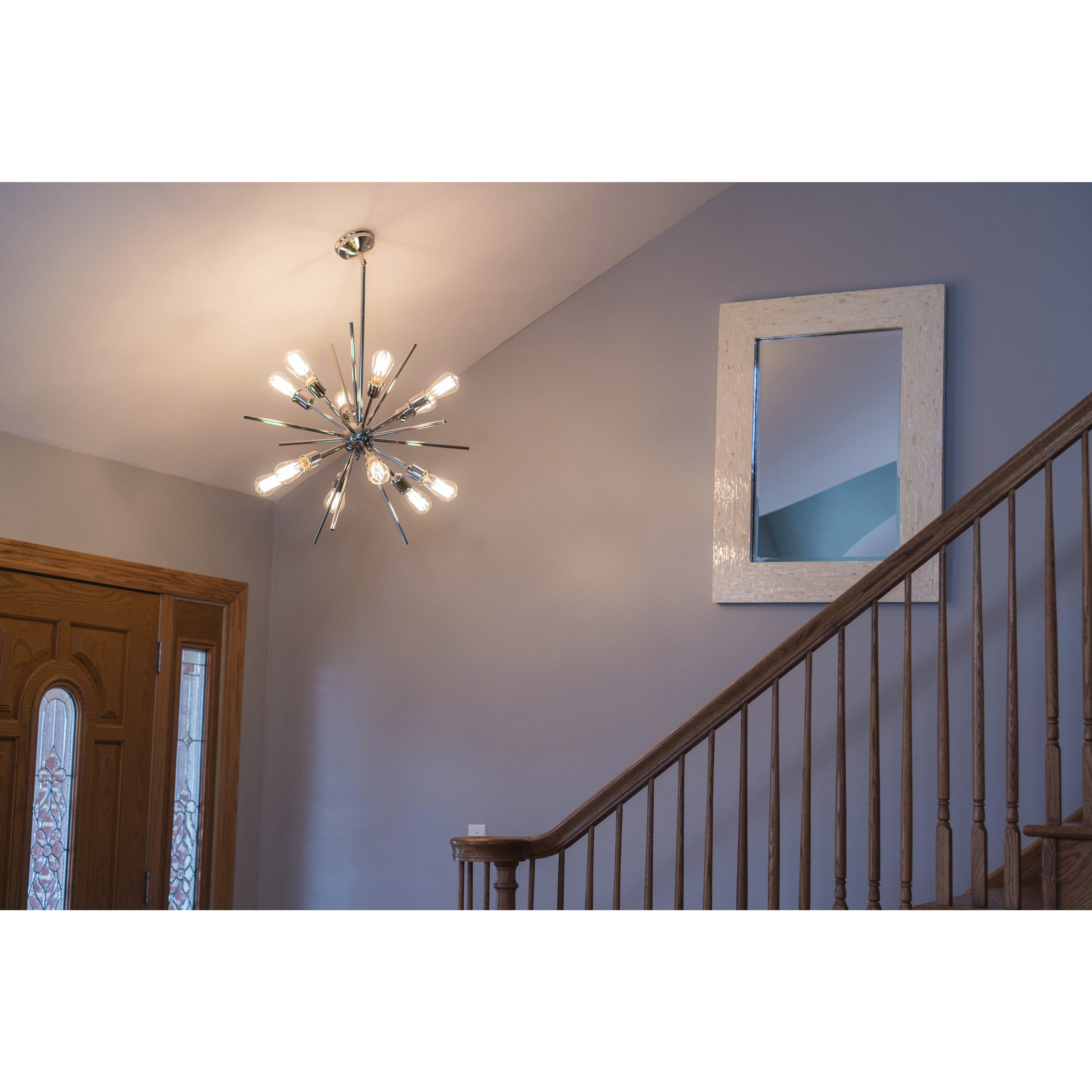 Estelle LED 27.5 inch Polished Nickel Pendant Ceiling Light