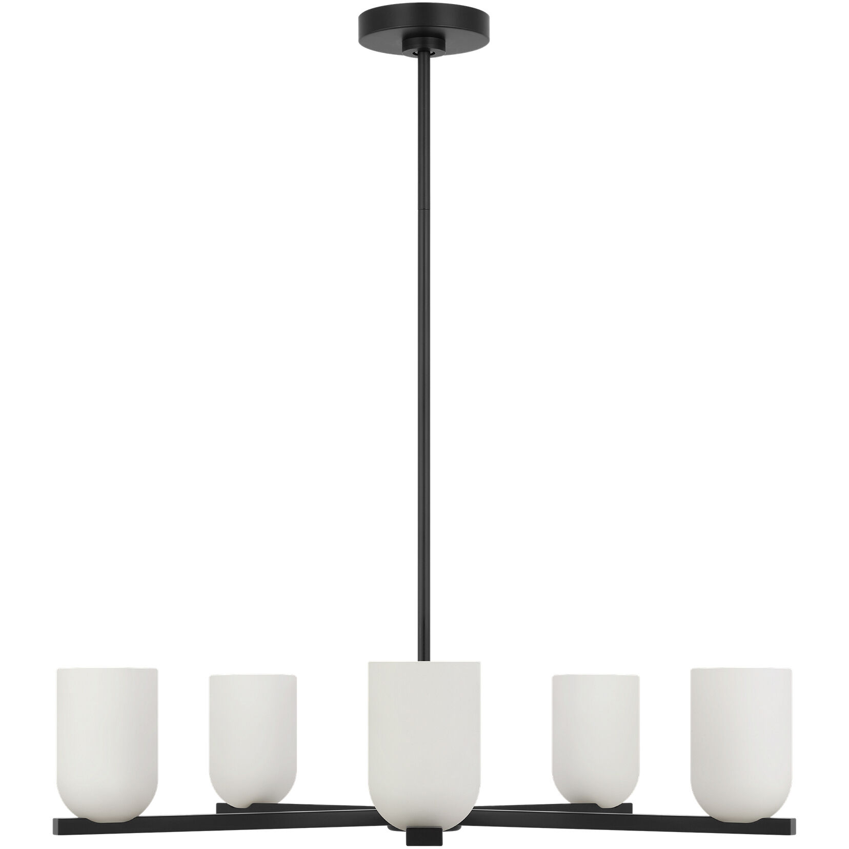 Neblina LED 27.5 inch Midnight Black Chandelier Ceiling Light