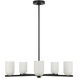Neblina LED 27.5 inch Midnight Black Chandelier Ceiling Light
