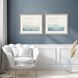 Abstract Collection Elegant Contemporary In Brushed Silver With Black Lip Framed Art