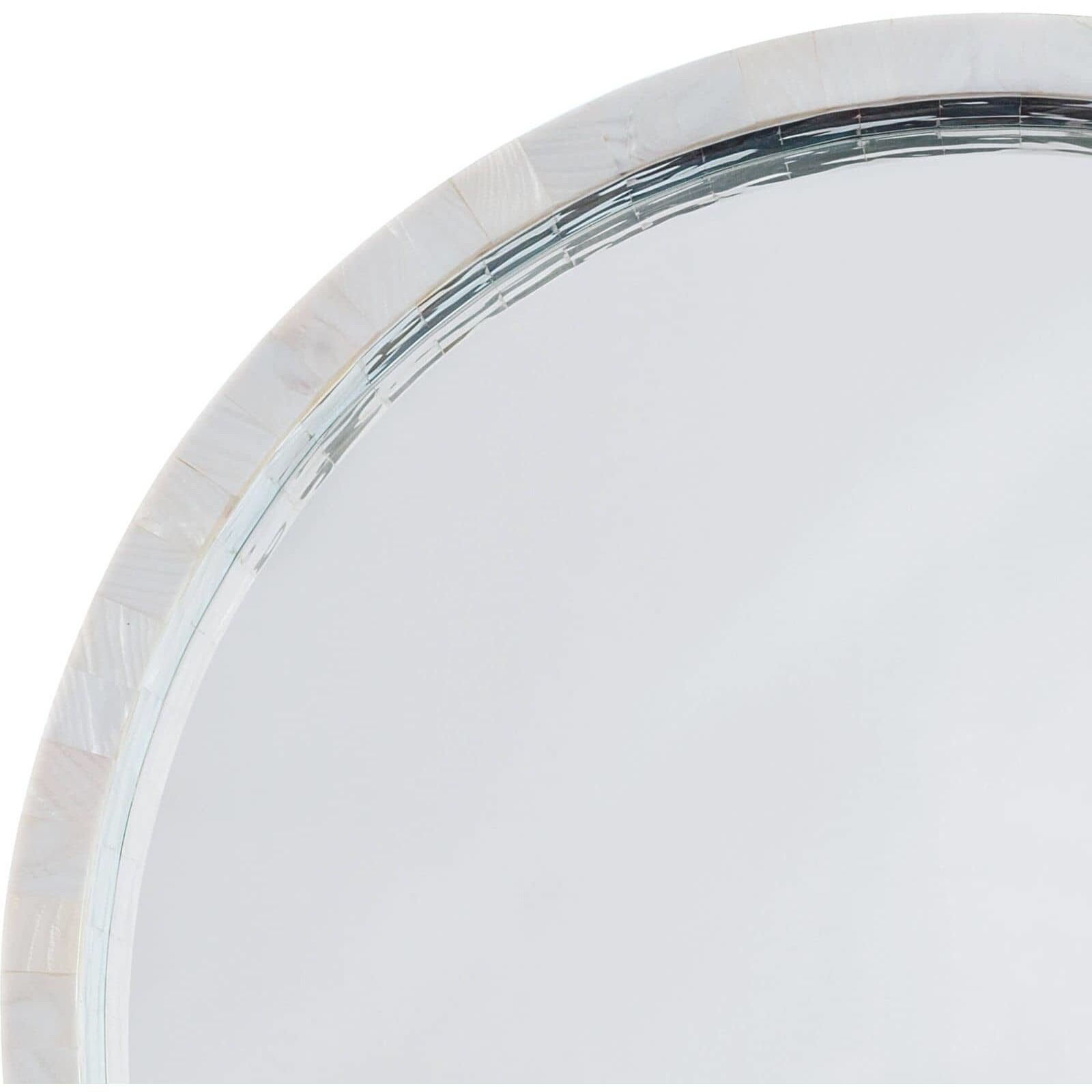 Mother of Pearl 30 X 30 inch Natural Mirror, Medium