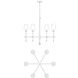 Lorainne 6 Light 32 inch Oxidized Black Chandelier Ceiling Light