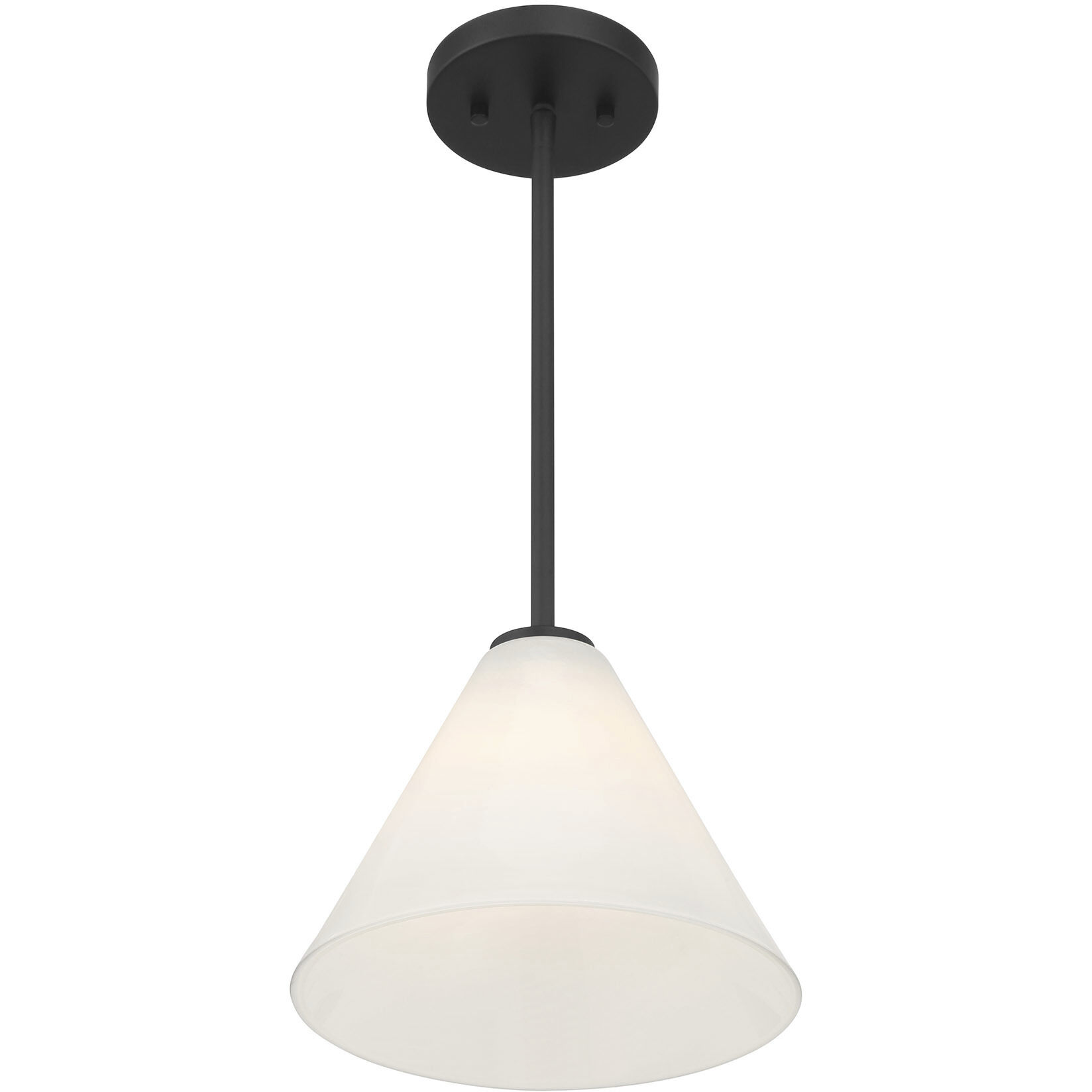 Blair 1 Light 10 inch Matte Black Mini-Pendant or Semi-Flush Ceiling Light