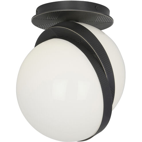 Michael Berman Brut 1 Light 7 inch Deep Patina Bronze Flushmount Ceiling Light