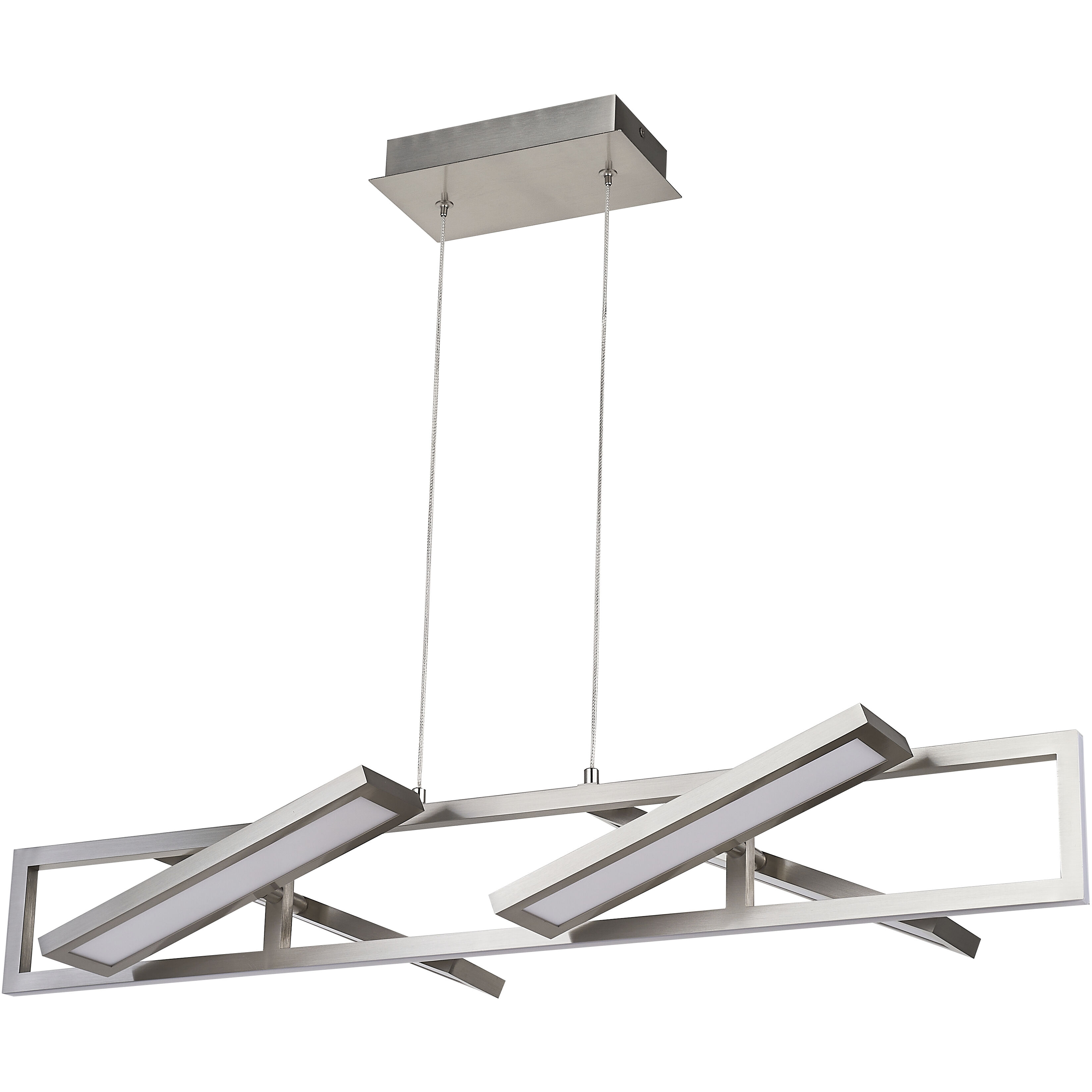 Helix LED 9 inch Brushed Nickel Pendant Ceiling Light