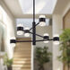 Copenhagen LED 24 inch Black Outdoor Pendant