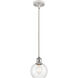 Ballston Athens LED 6 inch White and Polished Chrome Mini Pendant Ceiling Light in Clear Glass