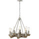 Finnick 8 Light 24 inch Satin Nickel Chandelier Ceiling Light