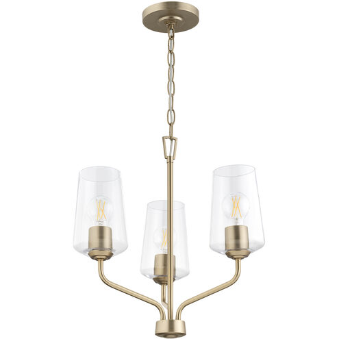 Celino 3 Light 18 inch Champagne Bronze Chandelier Ceiling Light