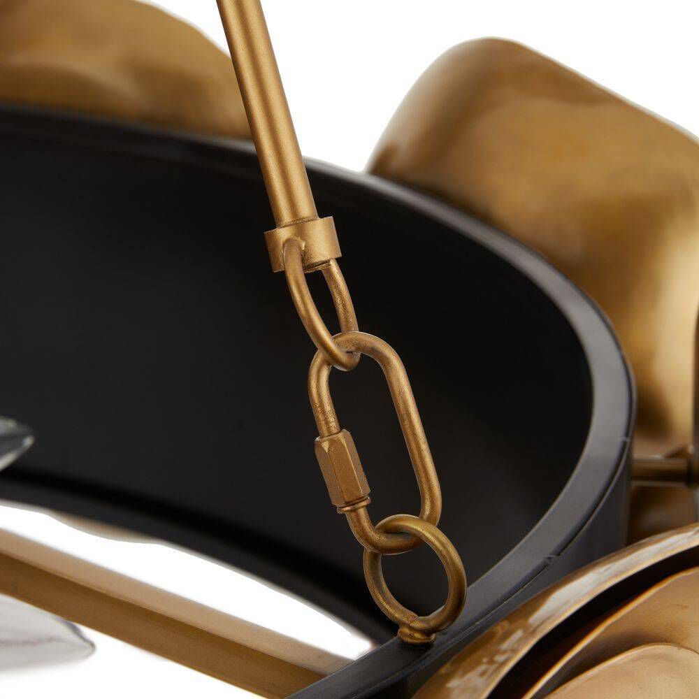 Gaia 6 Light 36 inch Antique Brass and Bronze Chandelier Ceiling Light