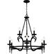 Octavia 9 Light 32 inch Earth Black Chandelier Ceiling Light