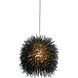 Urchin 1 Light 6.25 inch Black Mini Pendant Ceiling Light